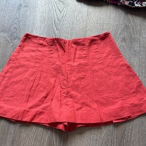 Zara Orange Women's Skort